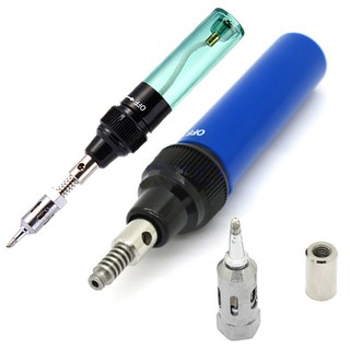 Cordless Torch Soldering Iron MT-100 Butane Gas Soldering Iron Pen(Green)