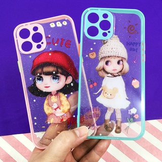 Vivo Y20 Y31 เคสวีโว่ เคสใสกากเพชร เคสกริตเตอร์ เคสขอบสี เคสแฟชั่น เคสสวย เคสมือถือ เคสหวาน เคสพิมพ์ลาย