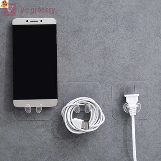 [พร้อมส่ง]. ตัวติดกําแพง ตัวแขวนกำแพง ตะขอติดกำแพง ที่เก็บสายไฟแบบติดกำแพง