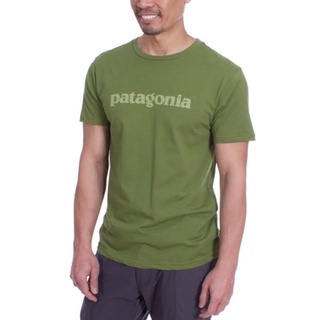 เสื้อยืด ผ้าฝ้าย พิมพ์ลาย Patagonia สําหรับผู้ชายS-5XL