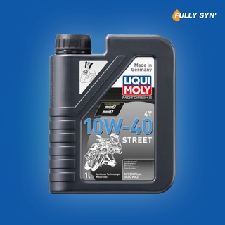 LIQUI MOLY น้ำมันเครื่องมอเตอร์ไซค์ Motorbike 4T 10W-40 Basic Street ขนาด 1 ลิตร