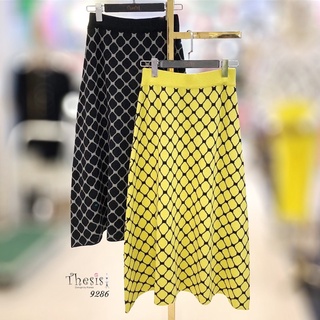 Thesis Check Knit Skirt