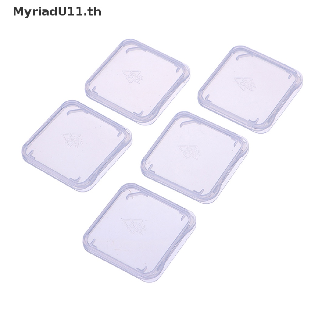 Myriadu กล่องเคสการ์ดหน่วยความจํา สําหรับ SD SDHC MMC XD CF Card 10 ชิ้น