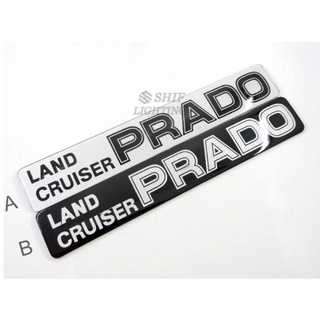 ราคาต่อ 1 ชิ้น เพจโลโก้ พลาสติก โลโก้ โตโยต้า แลนด์ครูซเซอร์ LAND CRUISER PRADO Logo Car Auto Side Rear Emblem Badge