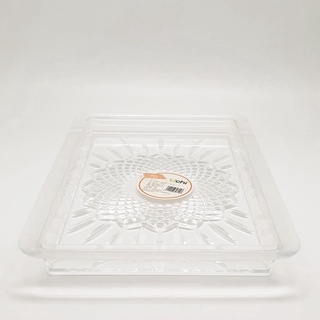 UCHI ถาดอะคริลิค ขนาด 32x22x3.5 cm ZYH020 สีใส