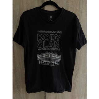เสื้อยืดกลม BODYSLAM the grandsalm live ของแท้ สีดำ size S