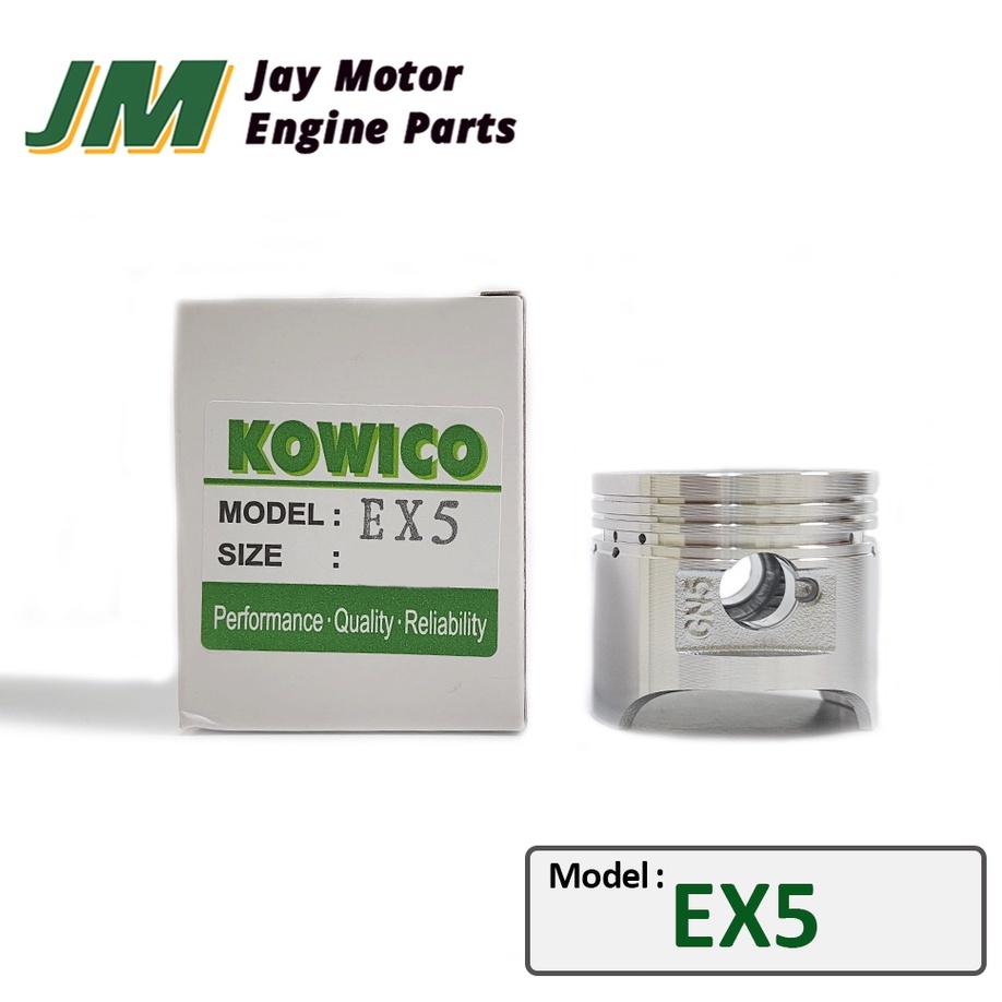 EX5 / GN5 KOWICO PISTON STD ↔️ 2.00 & NPR RING (50.00 ↔️ 52.00 ) TAIWAN