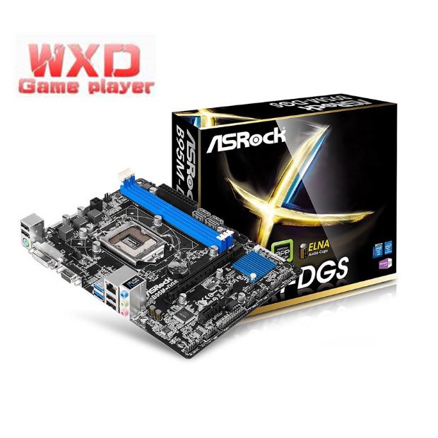 Asrock การ์ดแม่ B95M-DGS LGA1150 Core i7 i5 i3 DDR3 PCI-E 3.0 mx-16 GB USB3.0 SATA3 ของแท้ 100% Micro ATX คอมพิวเตอร์ตั้งโต๊ะ มือสอง ZN1B 8FW6 #3
