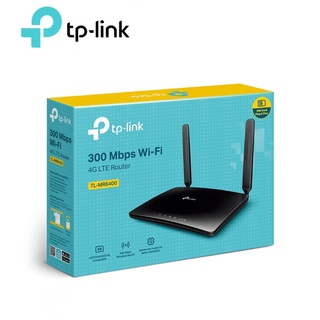 TP-Link TL-MR6400 V5.20 เราเตอร์ใส่ซิม Wireless N 300Mbps 4G Router Wifi รองรับ 4G ทุกเครือข่าย  (รับประกันศูนย์ 3 ปี)