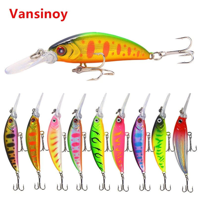 Vansinoy เหยื่อล่อปลาซินอย จุ่มในน้ํา 6 กรัม / 7 ซม. เหยื่อคอนยาว โยนเหยื่อล่อ แข็ง ปลาซินอย
