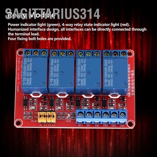 Sagittarius314 4 Channel Optocoupler Relay Module Board High &amp; Low Trigger 5V/12V/24V