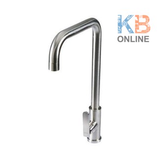 RS SS-1226 ก๊อกซิงค์น้ำเย็นสแตนเลส งวงโค้งเหลี่ยม RASLAND RS SS-1226 Single Lever Sink Faucet