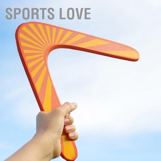 Sports Love บูมเมอร์แรงไม้ รูปตัว V ของเล่นกลางแจ้ง สําหรับเล่นกีฬา