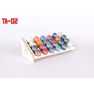 ชั้นใส่ขวดสีแบบเอียงสำหรับสี citadel หรือเล็กกว่า TA-02
