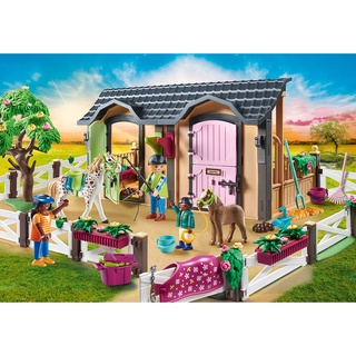 Playmobil 70995 Horse Farm Horseback Riding Lessons ฟิกเกอร์ ฟาร์มม้า บทเรียนการขี่ม้า