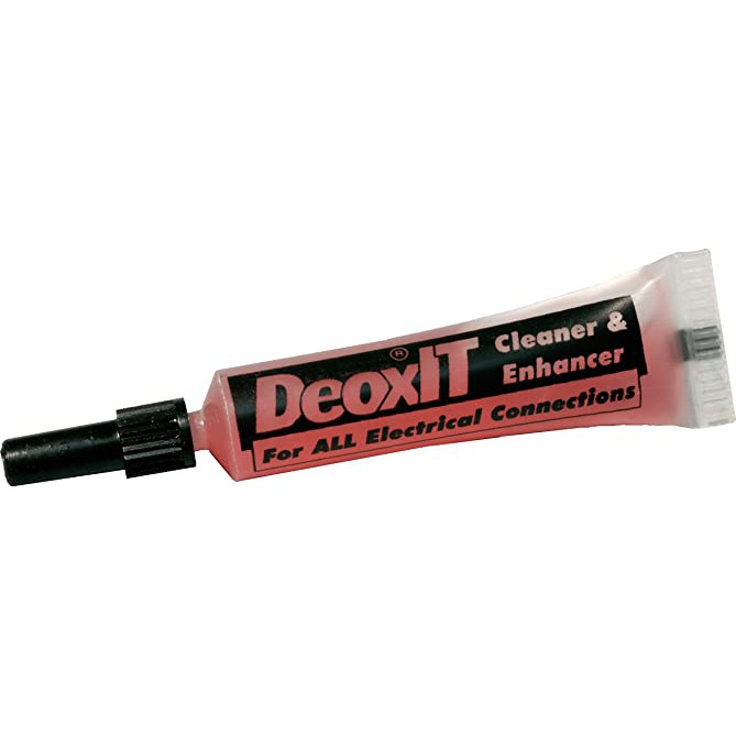 Caig DeoxIT D-100 น้ำยาล้างคราบ Oxide  สีแดง หลอด 2 Ml.