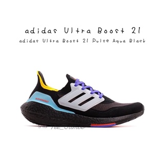 รองเท้า adidas Ultra Boost 21 Pulse Aqua Black 🌵🤡 สินค้าพร้อมกล่อง