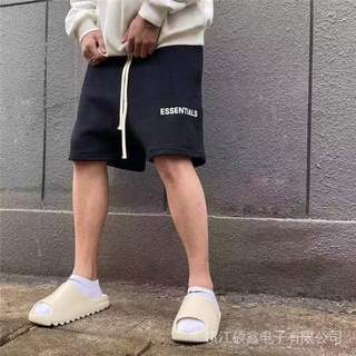 ใหม่ กางเกงขาสั้นห้าส่วน สะท้อนแสง ทรงหลวม ลาย FEAR OF GOD FOG แนวสตรีท สําหรับผู้ชาย