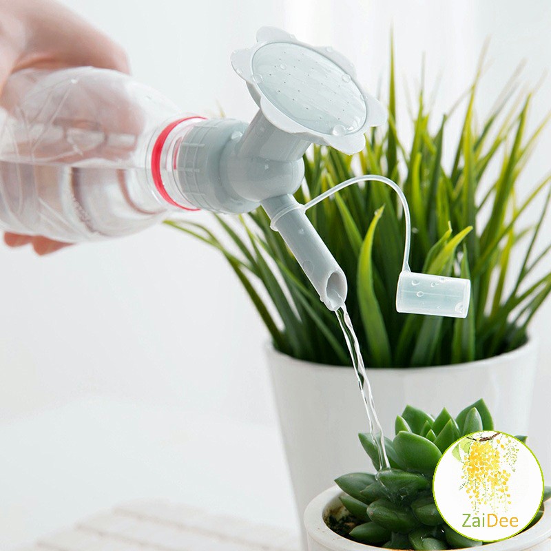 หัวบัวรดน้ำต้นไม้ ทรงดอกไม้จิ๋ว สำหรับติดปากขวดน้ำ เครื่องมือรดน้ำสวน nozzle for watering flowers - รูปที่ 2