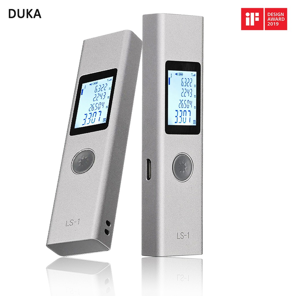 Duka LS-P เครื่องวัดระยะเลเซอร์ดิจิตอลอัจฉริยะแบบชาร์จไฟได้สําหรับการล่าสัตว์กอล์ฟมินิแบบพกพาจาก Youpin