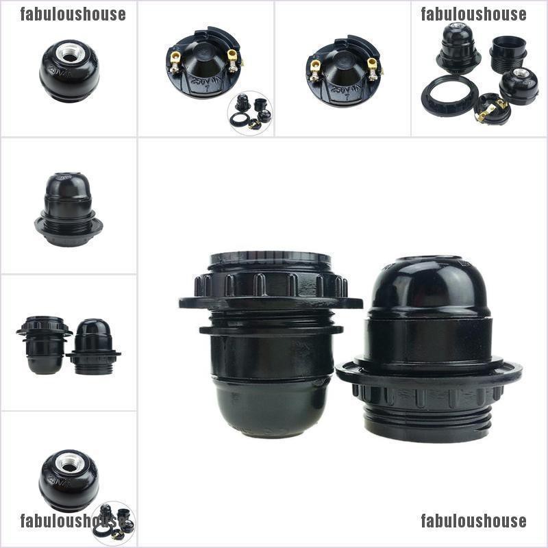 LH Screw ES E27 M10 Light Bulb Lamp Holder Pendant Socket Lampshade ...