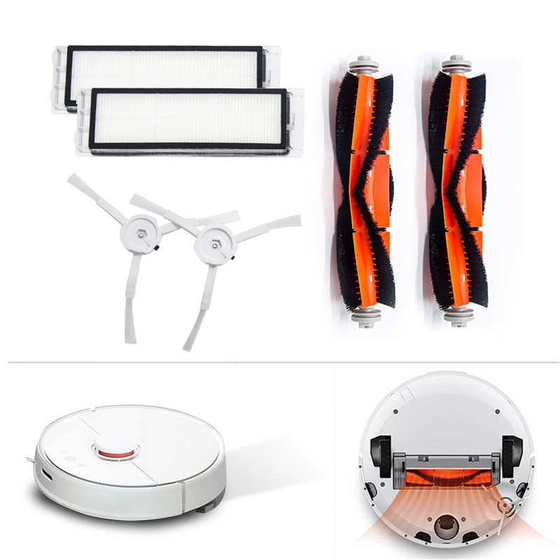 Xiaomi อุปกรณ์เสริมแปรงกรอง Hepa สําหรับ Xiaomi Roborock s7 S6 S60 S65 S5 Max T6 และเครื่องดูดฝุ่น