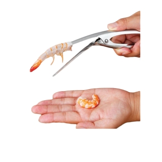 ที่แกะกุ้ง ที่แกะกั้ง คีมแกะเปลือกกุ้งสแตนเลส Stainless Steel Shrimp Peeler