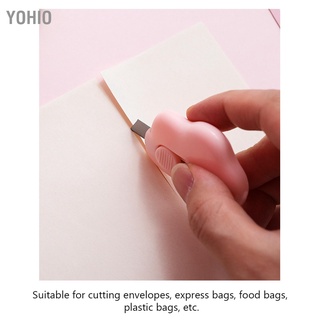 Yohio Cloud Utility Knife Cat Paw Shape Retractable Portable Cutter for Cutting Envelopes Express Bags Food