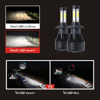 x7 ไฟหน้ารถ led สีดำ ไฟหน้า LED อัตโนมัติ LED รุ่นที่ใช้งานได้ ทั้งหมด