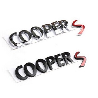 โลโก้ตัวอักษร มินิคูเปอร์ เอส Cooper S Logo Countryman Clubman For Mini Cooper