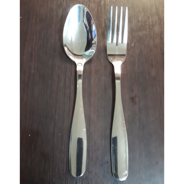 ช้อนส้อมสเตนเลสอย่าหนา(2mm)
