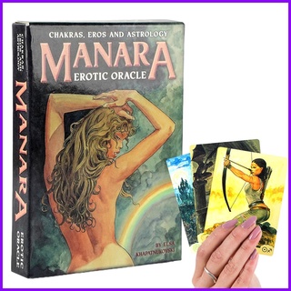 ไพ่ทาโรต์ Manara Erotic Oracle Tarot Deck Manara แบบสากล สําหรับงานปาร์ตี้