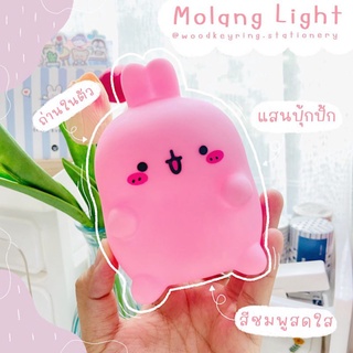 🐰 MOLANG LIGHT 🐰 สีชมพูสดใส ตกแต่งสวยค่า