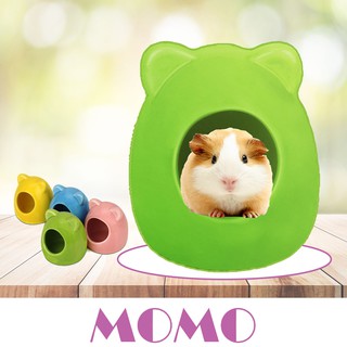 MOMO บ้านแฮมเตอร์ เซรามิค รูปหมี (HN01) Hamster Ceramic House