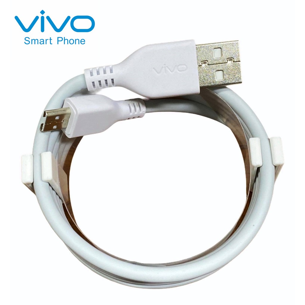สายชาร์จ แท้ Vivo VOOC FAST Charger หัว Micro USB ใช้ได้กับมือถือ หลายรุ่น เช่น Y11 Y12 Y15 Y17 X20 X21 X9 เก็บปลายทาง.