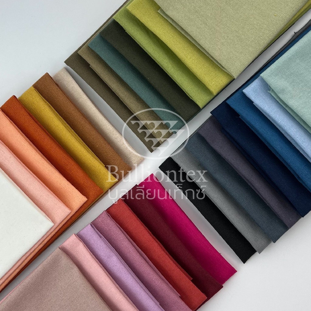 ผ้าฝ้าย Cotton ผ้าคอตตอน 100% ผิวสัมผัสนุ่ม ระบายอากาศได้ดี ใส่แล้วไม่ร้อน ขนาด 1 หลา พร้อมส่ง