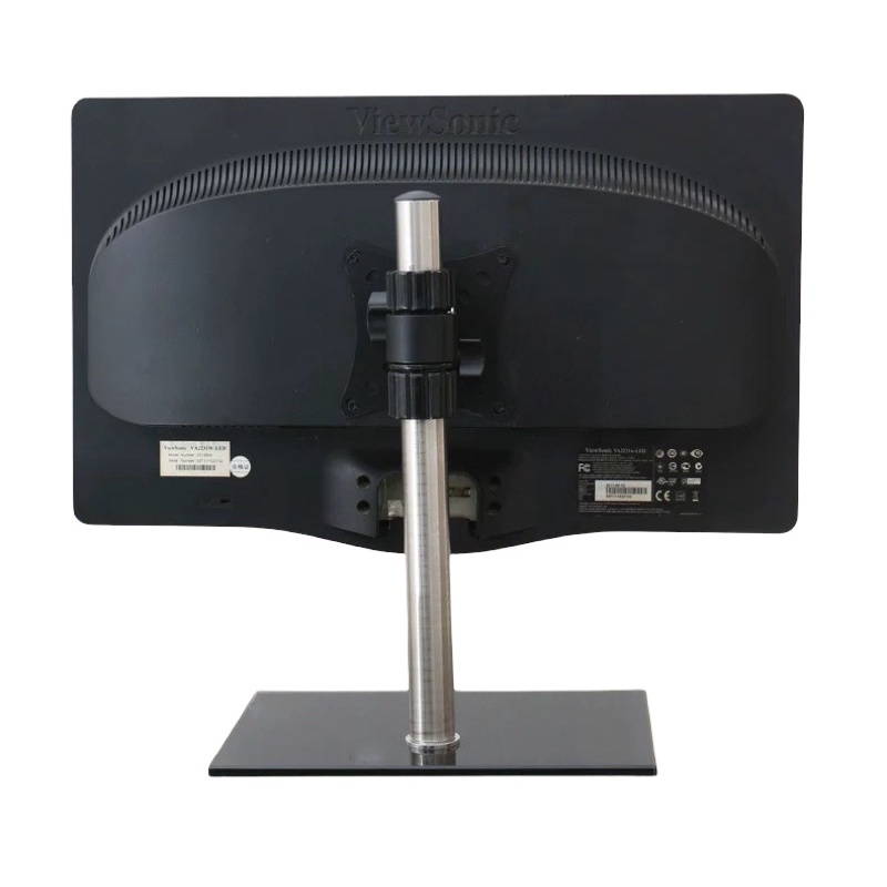 ขาตั้งจอคอม รองรับ14-27” KC-122 ฐานรองกระจกนิรภัย สวยงาม หมุนซ้ายขวาก้มเงยได้ - รูปที่ 3