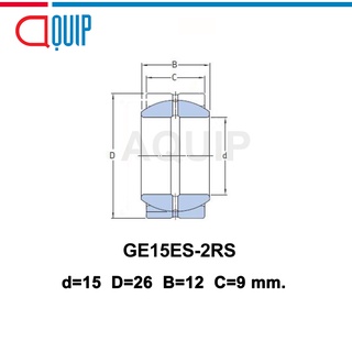 Ge15es 2rs подшипник