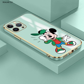 Realme C21 C21Y C25Y C25 25S C12 C35 C20 C20A C15 C11 C1 C3 2021 เคสเรียวมี สำหรับ Case Electroplated Cuckold Mickey เคส เคสโทรศัพท์ เคสมือถือ