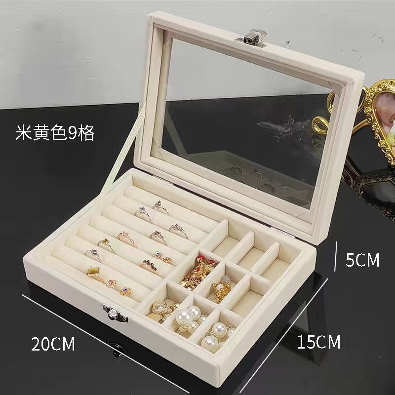 กล่องเก็บของ Jewery สีขาว