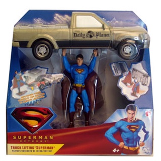 Mattel Superman Returns: Truck Lifting Superman Action Figure โมเดล ซุปเปอร์แมน ยกรถบรรทุก