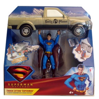 Mattel Superman Returns: Truck Lifting Superman Action Figure โมเดล ซุปเปอร์แมน ยกรถบรรทุก