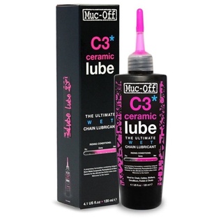 หยอดโซ่ Muc-Off C3 Wet Lube ผสม Ceramic ลื่นมาก ชนิดเปียกทนฝนทนโคลน