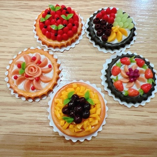 พายผลไม้จิ๋ว🥧🍒🍓🍊 ราคาชิ้นละ69บาทขนาด 2.5 cm.เบเกอรี่ขนาดจิ๋ว#แฮนด์เมด#งานฝีมือ#handmade#งานประดิษฐ์#งานแฮนด์เมด