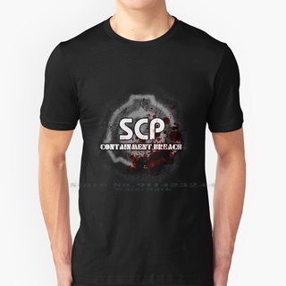 เสื้อยืดผ้าฝ้าย พิมพ์ลายโลโก้ Scp Connment Breach FAgjhh40PMinon55Size S-5XL