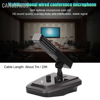 Cancer309 Condenser Microphone Desktop USB Supports One Key Mute Volume Adjustment for Conference Broadcast