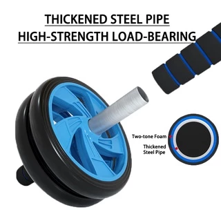 ล้อออกกำลังกาย ลูกกลิ้งบริหารหน้าท้อง AB wheel ลูกกลิ้งหน้าท้อง ล้อหน้าท้อง ฟรีแผ่นรองเข่า
