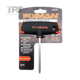 ประแจหกเหลี่ยมด้ามตัวที หัวท็อกซ์ T20x100 มม. D1503 FIXMAN