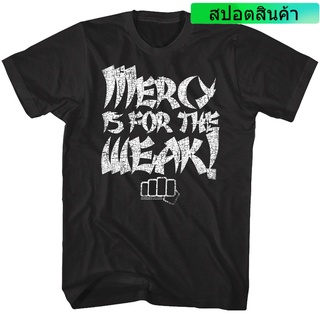 เสื้อยืด พิมพ์ลาย Karate Kid Cobra Kai Mercy Is For The Weak สําหรับผู้ชาย