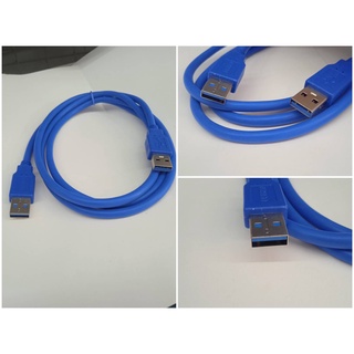 CABLE USB 3.0 ผู้ๆสายต่อพัดลม ยาว 1 เมตร ใช้ต่อพ่วงกับอุปกรณ์ต่างๆ สายหนา เส้นใหญ่ สัญญานดี มีความแข็งแรงทนทาน